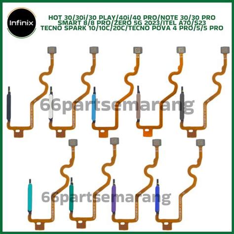 Jual Flexibel Flexible Fingerprint Sidik Jari Power On Off Infinix Hot 30 30i 30 PLAY 40i