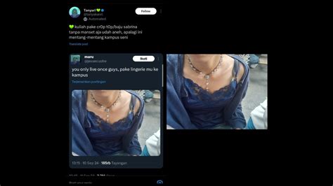 Foto Top Trending Mahasiswa Pakai Lingerie Ke Kampus Batik Diklaim Dari Malaysia Halaman