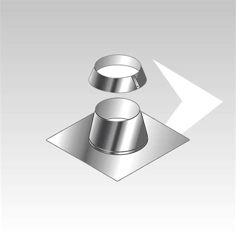 Solin Inox Pour Toit Plat Avec Collet Anti Intemp Ries