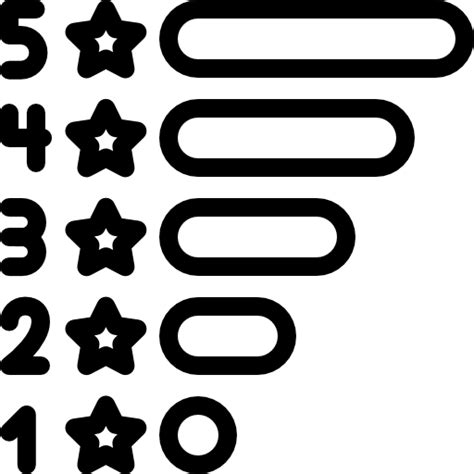 Rating Detailed Rounded Lineal Icon