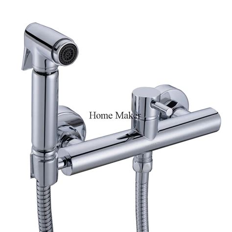 Toilet Bidet Sprayer Kit With Hot And Cold Water Mixer Valve Bathroom Bidet Shower Tap Anal