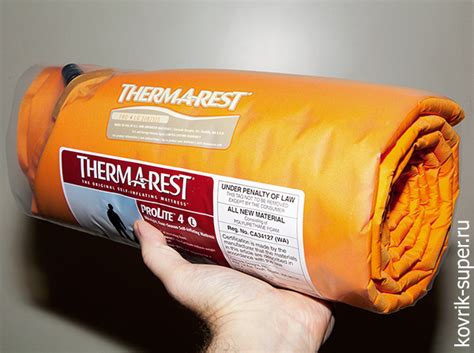Туристический коврик Thermarest ProLite 4 large