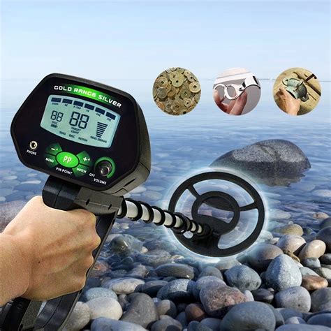Lightweight Metal Detector MD-4090 with LCD Waterproof Search Coil All ...