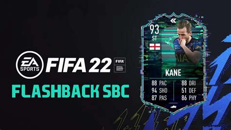 FIFA 22 Ultimate Team SBC Harry Kane Flashback Card