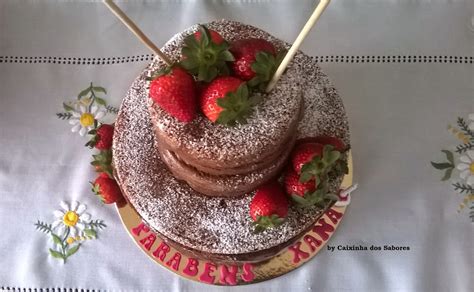 Caixinha Dos Sabores Naked Cake De Chocolate