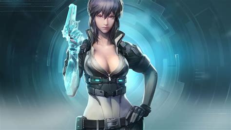 Papel De Parede HD Para Desktop Anime Fantasma Na Concha Motoko