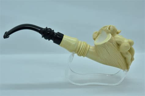 Handmade Naked Lady Pipe Big Boobs Pipe Meerschaum Pipe Straight Stem Pipe Handmade Pipe