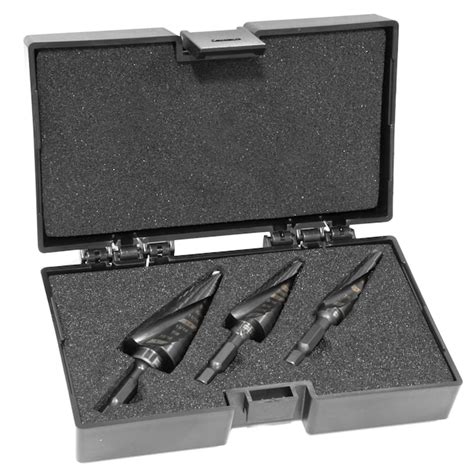 Wen 3 Piece 14 In Step Drill Bit Set 316 In To 1 In Db238x At