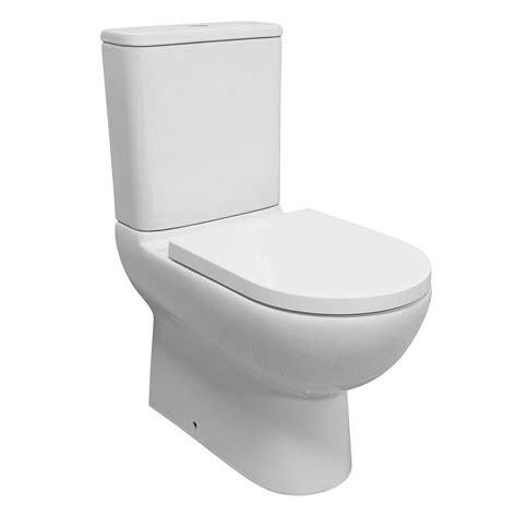 Eton Closed Sided Wc Including Soft Close Seat Close Coupled Toilets