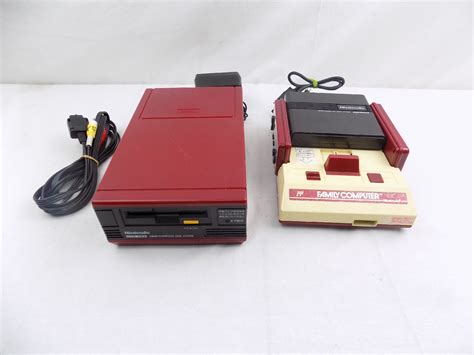 Nintendo Family Computer Famicom Console With Disk System Attachment ...