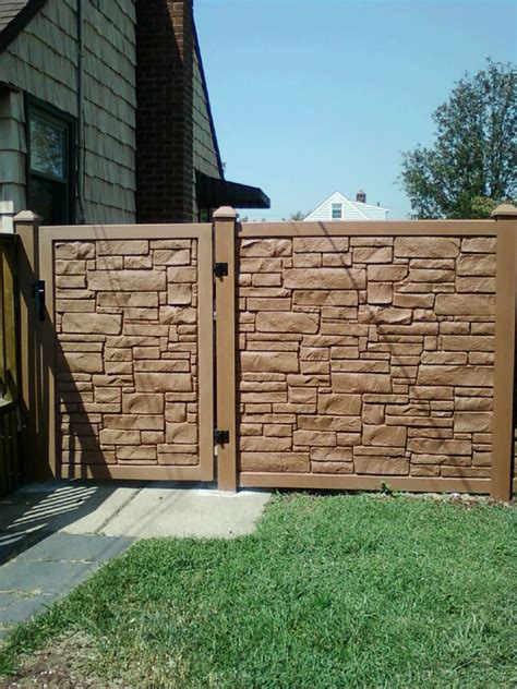 Забор из панелей под камень (66 фото) » НА ДАЧЕ ФОТО