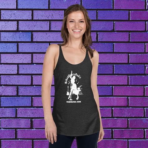 Naked Girls Radio Logo Womens Racerback Tank NGR Music TV