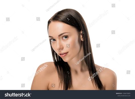 Portrait Attractive Naked Girl Looking Camera Stock Photo 1256073835 Shutterstock