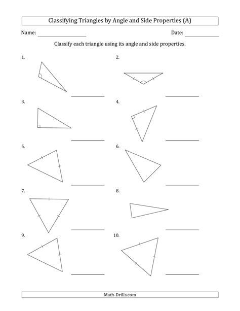 Classifying Triangles