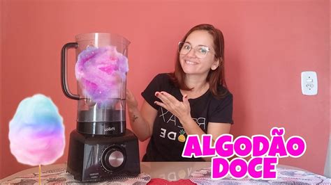 Folha De Algodão Batido No Liquidificador - FIZ ALGODÃO DOCE NO LIQUIDIFICADOR (SERÁ QUE DEU CERTO?) - YouTube