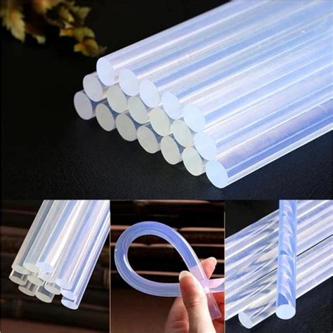 Pcs Hot Melt Glue Sticks Mm Mm Hot Glue Sticks Diy Adhesive Transparent Glue Gun Glue