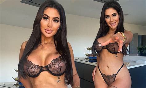 Chloe Ferry Slips Her Incredible Figure Into TINY Black Lace Lingerie For In Sultry New Snaps