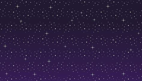 Premium Vector Night Sky With Star Background