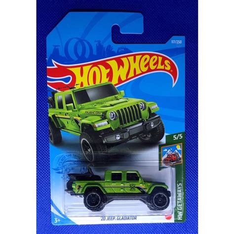 Hot Wheels Jeep Gladiator L Hw Getaways L Rubicon L Green L Case M Shopee Malaysia