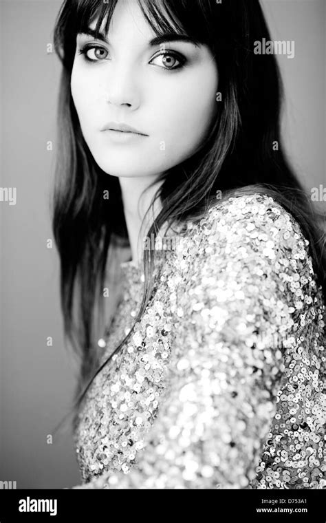 Woman With Eyeshadow Stock Photo Alamy