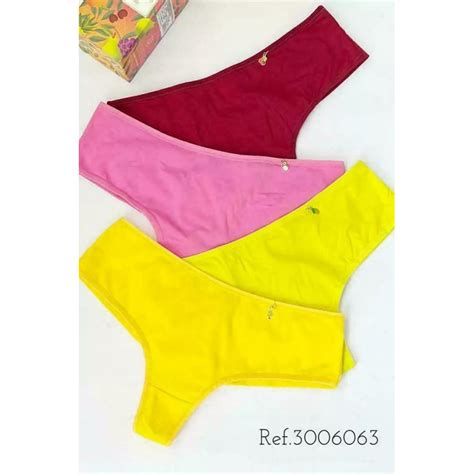 Kit De Calcinhas Diamantes Lingerie Shopee Brasil