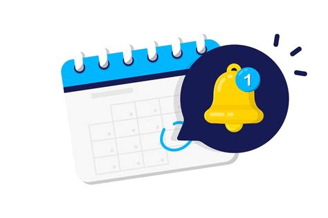 Premium Vector | Calendar with notifications reminder in calendar ...