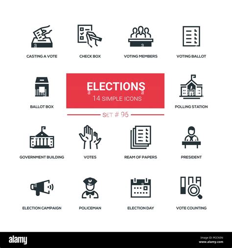 Elections Feature Stock Vector Images Alamy