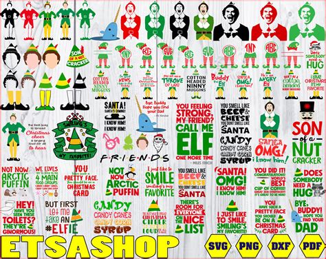 Buddy Svg Buddy The Elf Svg Bundle Christmas Bundle Svg Cricut