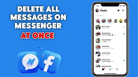 How To Delete All Messages On Messenger With One Click Youtube