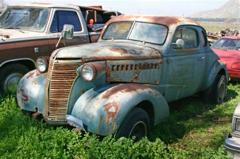 1938 Chevy Gasser Style 5 Window Coupe HotRod Hot Rod Project From 1970s For Sale