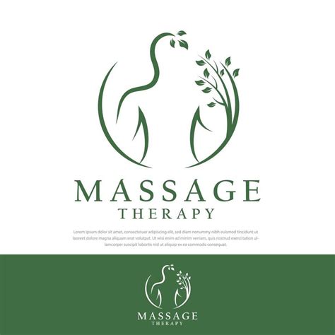 Download Massage Therapy Logo Woman Vector Illustration For Free Massage Therapy Massage