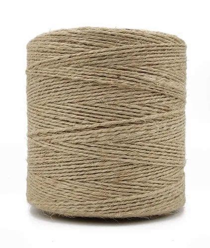 Raw Brown Jute Yarn Twine For Textile Industry Count 20 At 50 Kg