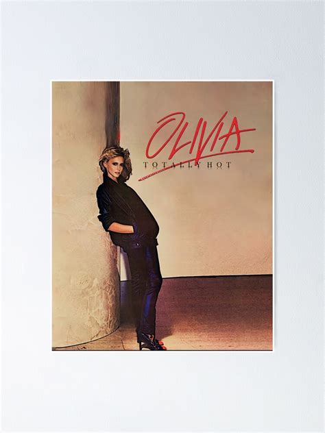 Olivia Newton John Totally Hot Album Designed By PopRetroDisco Poster For Sale By
