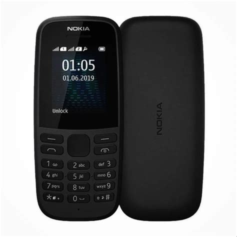 Nokia 105 Mobile phone black colour