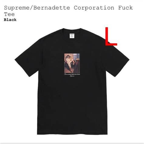 L Supreme Bernadette Corporation Fuck Tee Black シュプリーム バーナデット コーポレーション ファック Tシャツ ブラック Lサイズ 売買され