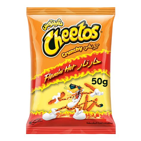 Cheetos Crunchy Flamin Hot Snack G Online At Best Price Lulu Oman
