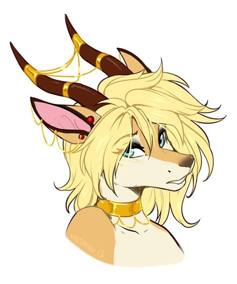 Fur Casual Yiff Furry Blonde Hair Blue Eyes Furry Drawing Simple Backgrounds Furry Art