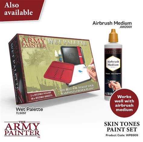 Набор красок Army Painter – Warpaints Skin Tones Paint Set - купить ...