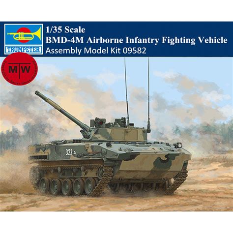 US$ 56.99 - Trumpeter 09582 1/35 Scale BMD-4M Airborne Infantry ...