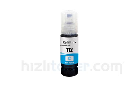 EPSON 112 (C13T06C24A) Mavi (Cyan) Muadil Mürekkep - Hızlı Toner