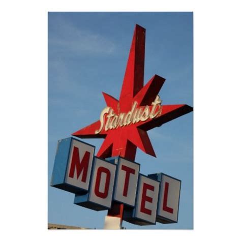 Retro Cool Vintage Neon Motel Sign (Poster) from Zazzle. | Retro ...