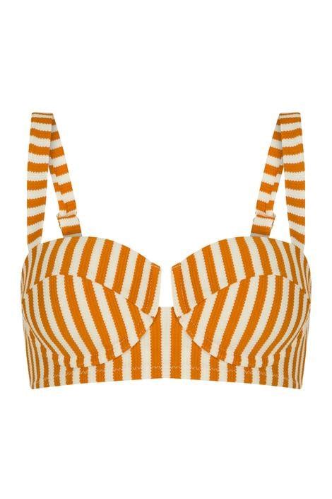Portocaliu Pure Half Band Bikini Top Bikinis Swimsuits Pl M Iyrg Penti Romania