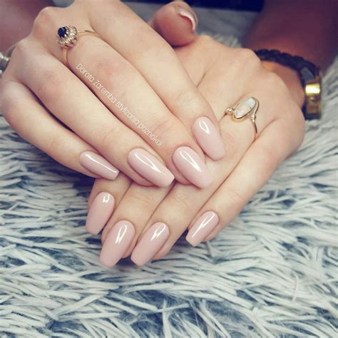 Natural Nails Nude Nails Design Nails Glamour Nails Style Nails