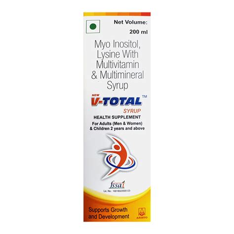 Buy V TOTAL NEW Syrup 200ml Online at Upto 25% OFF | Netmeds