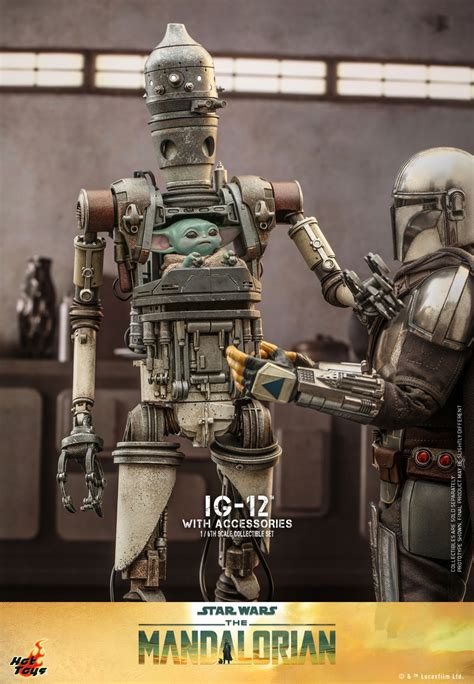 Hot Toys Star Wars IG 12 Comes With Grogu Accessories For All