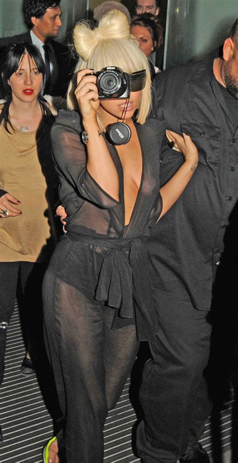 Lady Gaga Showing Her Nice Tits In See Thru Dress And Upskirt Paparazzi Pictures Porn Pictures