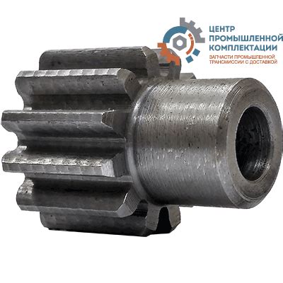 Шестерня цилиндрическая с прямым зубом модуль m5 z=12 со ступицей ...