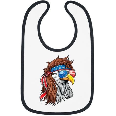 Patriotic Bald Eagle Mullet Usa American Flag Bibs Sold By Cam Josepha