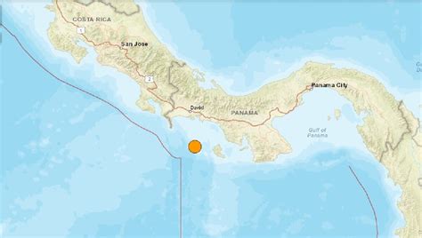 Terremoto en Panamá Sismo de magnitud 6 8 estremece Coiba sin