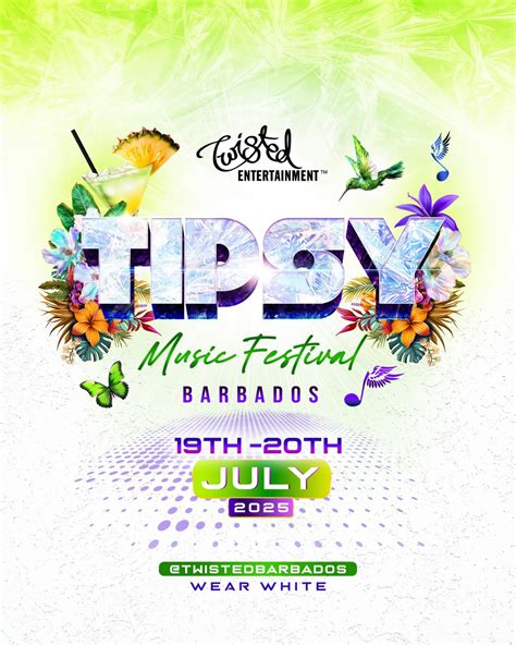 TIPSY Music Festival 2025 - Beach — Barbados Events Calendar 2025